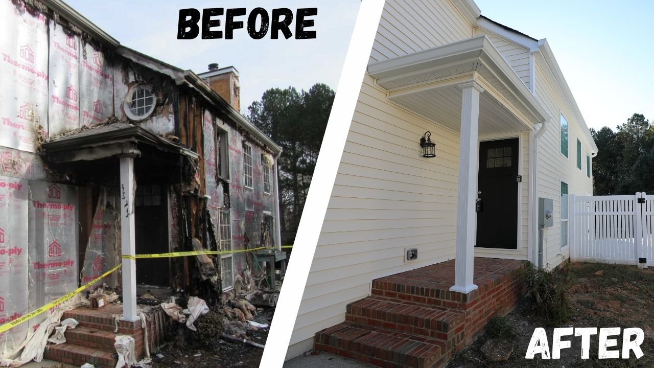North Georgia Roofing and Property Renovations_Restoration Company_Before and After Fire Damage