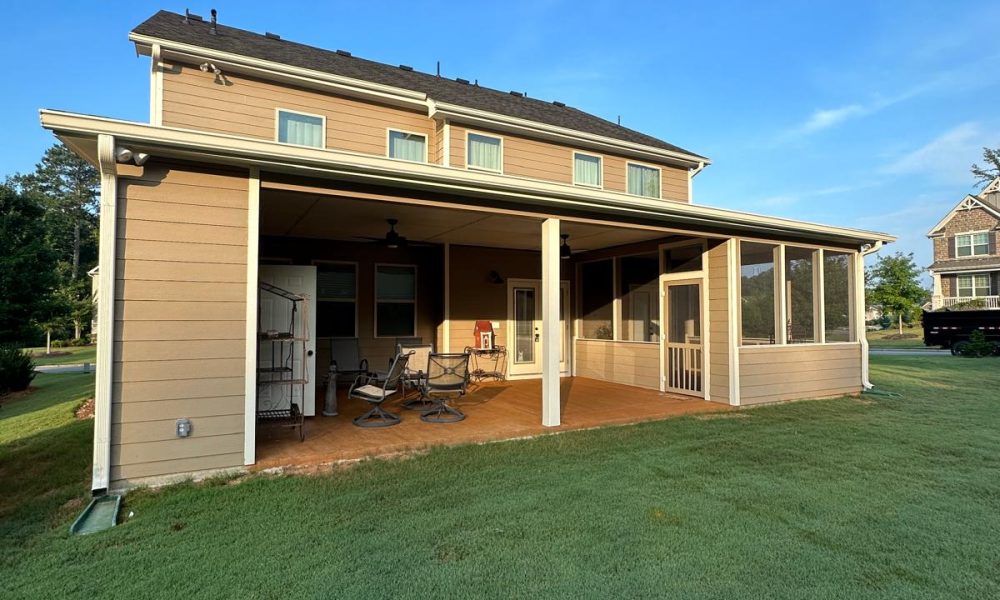 Back deck and sunroom additions (5)