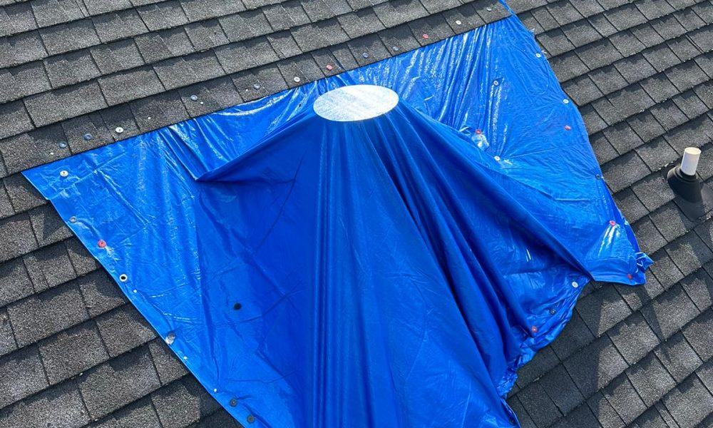 Emergency tarp and board up (2)